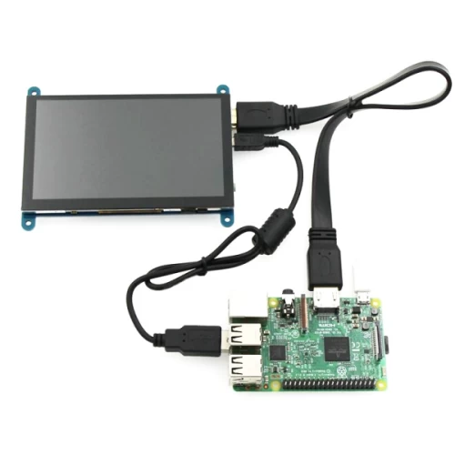 تصویر نمایشگر ال سی دی 5 اینچ  خازنی رزبری پای 5INCH HDMI DISPLAY B - رزولوشن 800X480