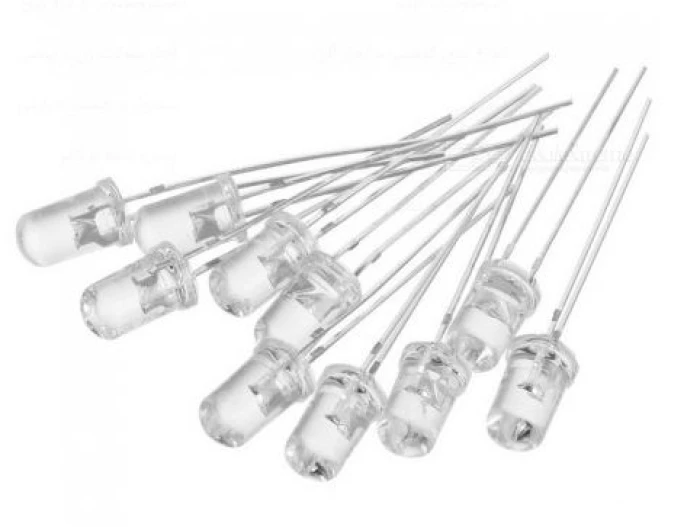 عکس LED هایبرایت 5mm نارنجی دیجی قطعه